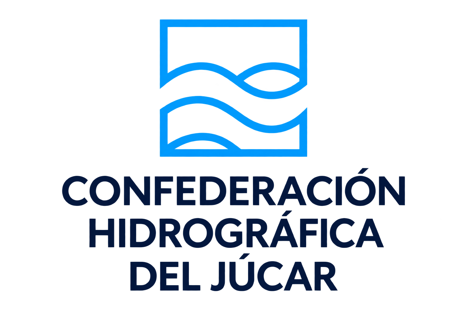 Logotipo oficial de la Confederación Hidrográfica del Júcar, O.A.