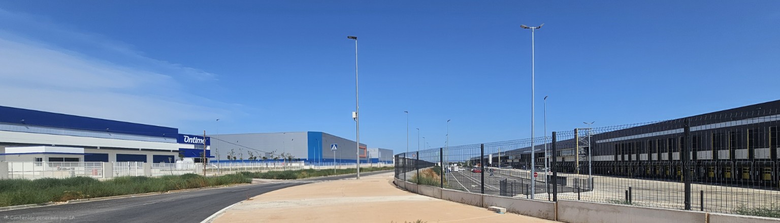 Viales y naves del Parque Empresarial ya ejecutados.