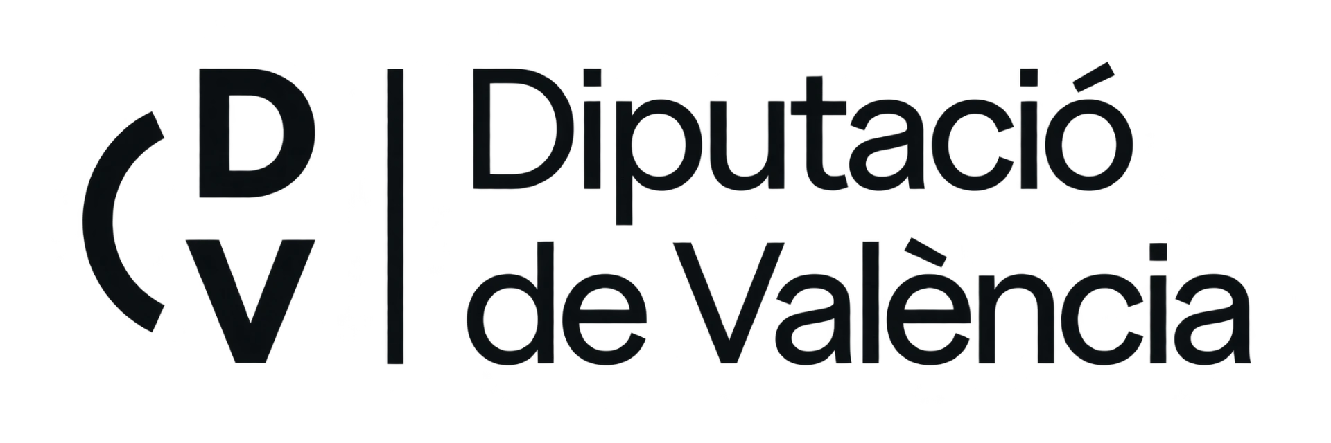 Logotipo oficial de la Diputació de València.