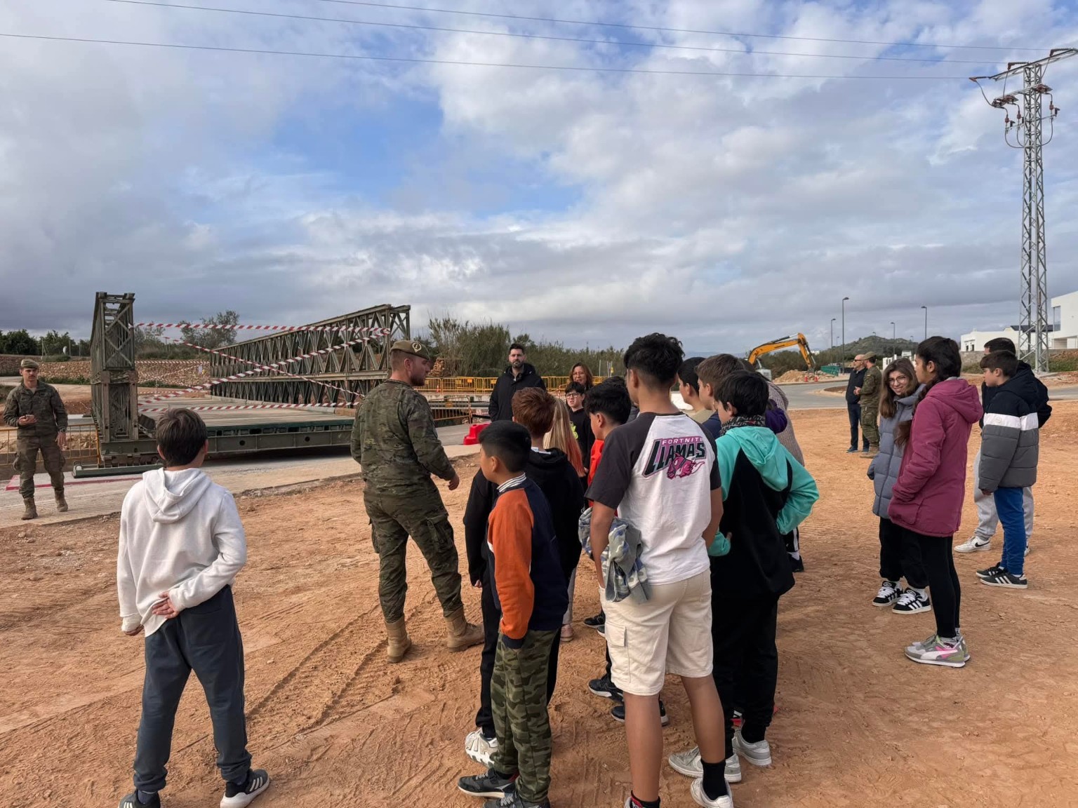 Visita educativa al puente Bailey.