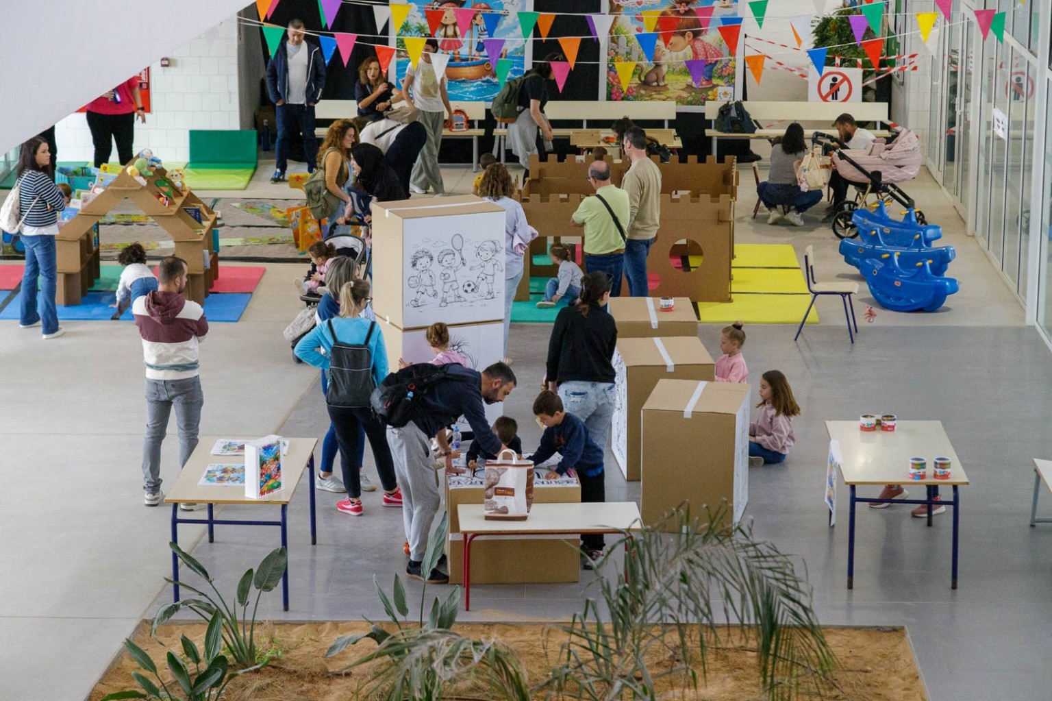 Festival Ludix · actividad interior.
