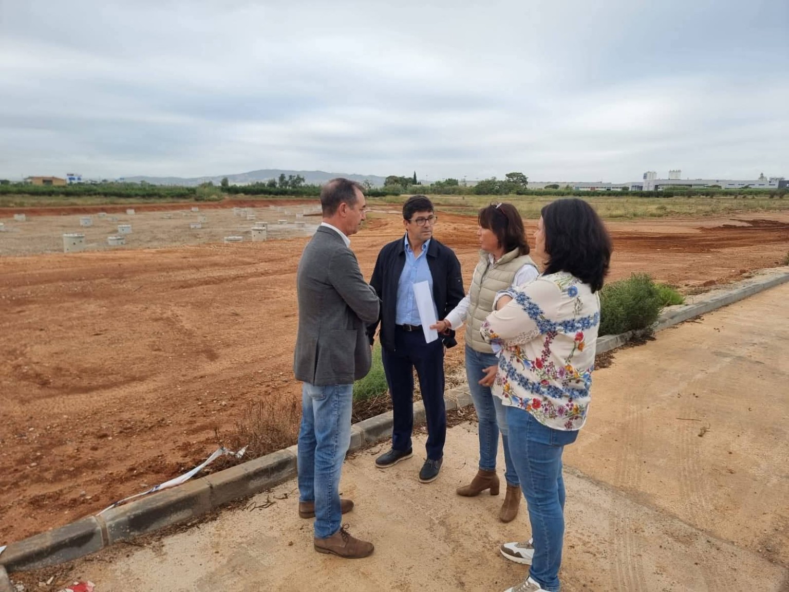 Recepción de la balsa de laminación de San Rafael.