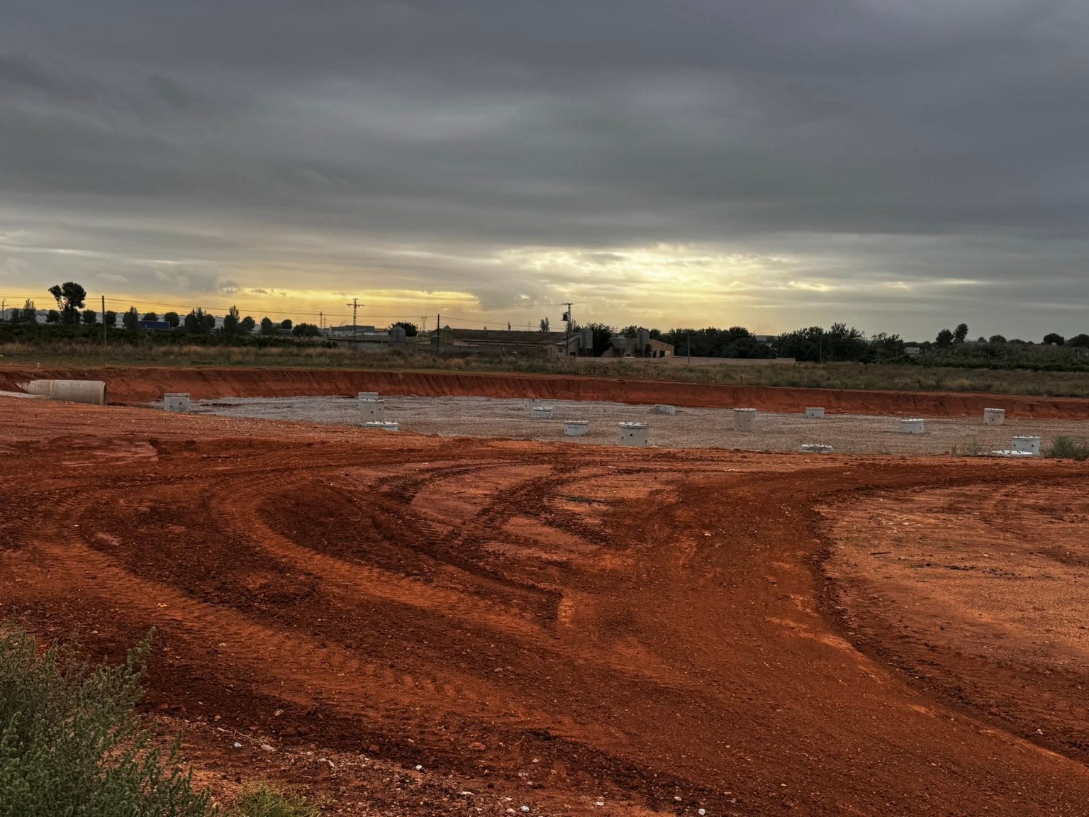 Vista de la infraestructura de laminación de San Rafael.